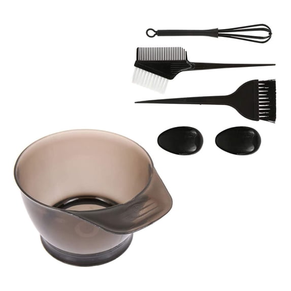 Happydeer 5Pcs Professional Hair Coloring Dyeing Brush Comb Ear Cover Mixing Bowl Tool Kit