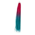 thumbnail image 1 of Happydeer 60cm Hair Extension Women Braided Color Block Wig for Club, 1 of 13
