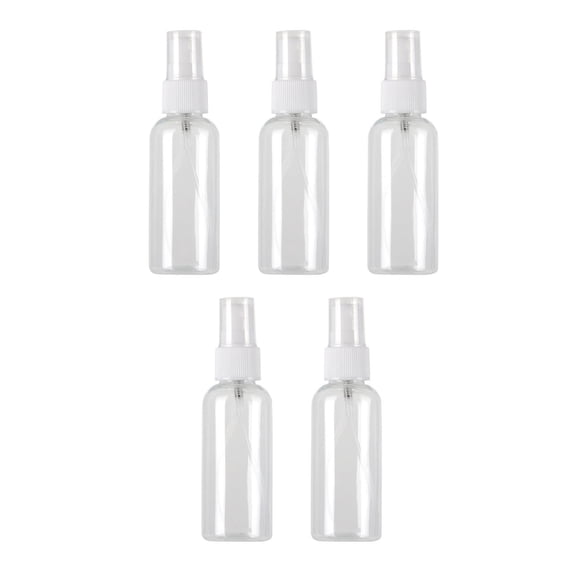Happydeer 60ml 10Pcs/5Pcs Spray Bottle Fine Mist Leakproof Reusable Clear Spray Refillable Liquid Container Atomizers for Makeup