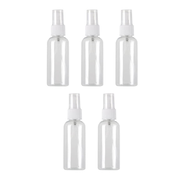 Happydeer 60ml 10Pcs/5Pcs Spray Bottle Fine Mist Leakproof Reusable Clear Spray Refillable Liquid Container Atomizers for Makeup
