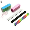 thumbnail image 1 of Happydeer 6Pcs Nail Art Sanding File Buffer Block Cleaning Brush Manicure Tool Kit Set, 1 of 5
