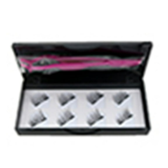 Happydeer 8Pcs Magnet False Eyelashes Magnetic Long Natural Fake Lashes Tweezer Eye Makeup