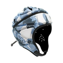 Happydeer Adjustable Anti-collision Rugby Helmet Head Protector Football Goalkeeper EVA Padded Headgear Cycling Accessories