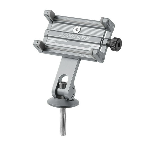 Happydeer Aluminum Alloy Bike Phone Holder Spiral Telescopic Bicycle Phone Mount Four Claws Lock Bike Cell Phone Holder for 58-88mm Phone