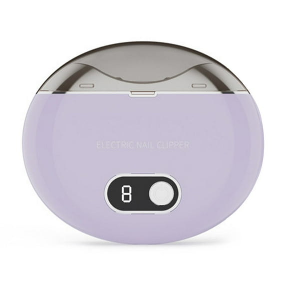 Happydeer Automatic Electric Nail Clipper with LCD Digital Display 3-Speed Adjustable Fingernail Trimmer with LED Light Rechargeable Electric Nail Cutter for Babies Kids Adults Elderly