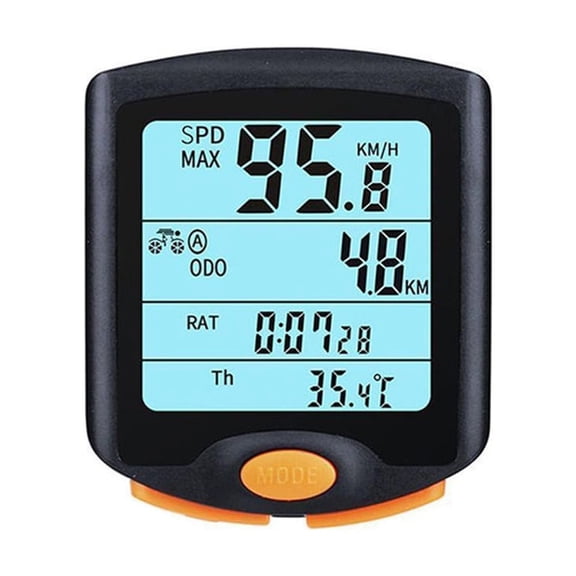 Happydeer Bike Cycling Bicycle Computer Odometer Backlight Wired LCD Display Speedometer