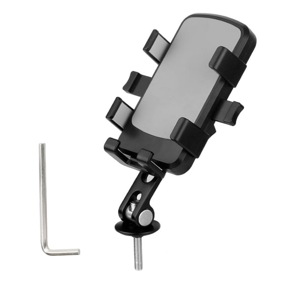 Happydeer Bike Phone Holder Anti-Shake High Stability Simple Installation 360-Degree Rotating Bike Handlebar Phone Mount Bike Supplies