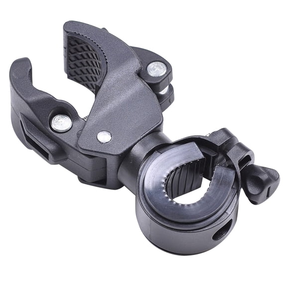 Happydeer Bike Torch Mount Quick Release 90 Degree Rotating Universal Bicycle Handlebar LED Flashlight Mount for Telescope