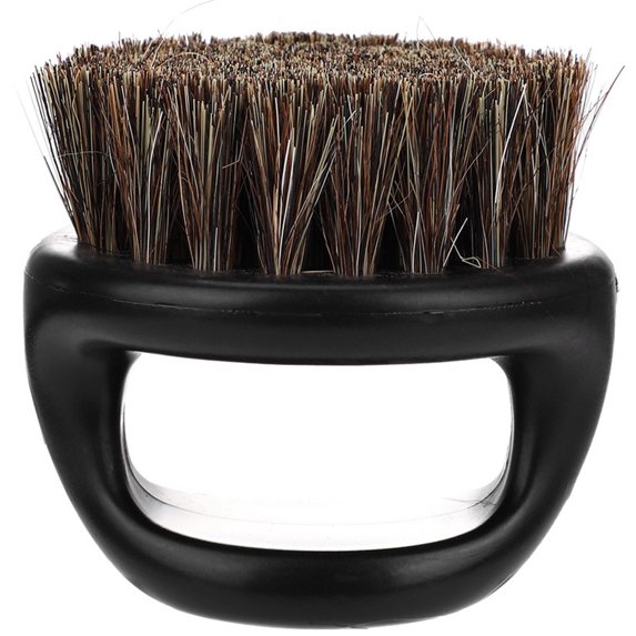 Happydeer Bristle Mustache Beard Comb Shaving Brush Men Facial Hair Trimmer Cleaning Tool