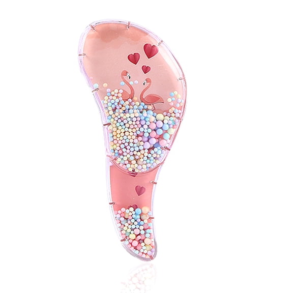Happydeer Cartoon Comb Transparent Colorful Ergonomic Lovely Appearance Hair Air Cushion Comb for Kid