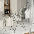 thumbnail image 1 of Happydeer Clothes Drying Rack, 71" Laundry Clothes Dryer Rack with Wheels, Foldable Clothes Stand, Grey, 1 of 9