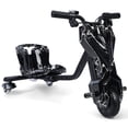 thumbnail image 1 of Happydeer Electric Drift Trike with Light, Button Throttle Function, 12V Electric Ride on Tricycles, Adjustable Seat, Big Wheel Drifting Tricycle, up to 9 Miles/h, 1 of 8