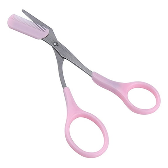 Happydeer Eyebrow Scissors Exquisite Detachable Plastic Eyebrows Makeup Tool for Home