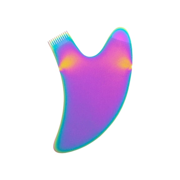 Happydeer Eyelash Brush Compact Size Reusable High Strength Portable Easy Grip Lift Eyelash Stainless-Steel Y-Shaped Eyelash Brush Lash Lift Extension Tool for Women