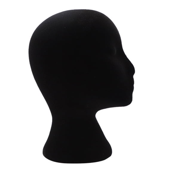 Happydeer Female Styling Flocking Foam Head Mold Wig Holder DIY Headwear Display Model