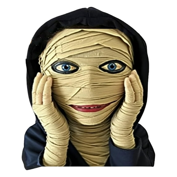 Happydeer Funny Scary Peeper Creeper Sticker Scary Window Decals Realistic Halloween Window Sticker Static Cling Prank Gifts (Type D)