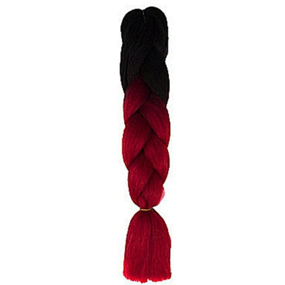 Happydeer Gradient Color Wig Women Fashion Braided Hair Extension for Club