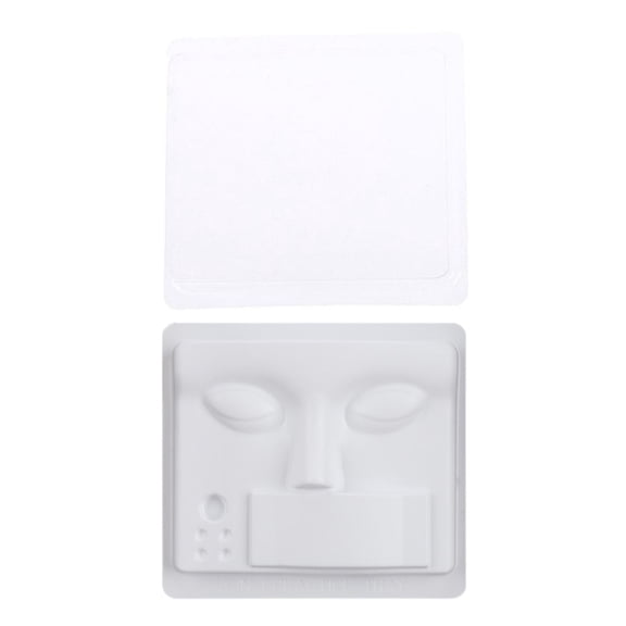 Happydeer Grafting Eyelash Head Model Simulated Glue Tank Design Three-dimensional Practice Eyelash Extension Mannequin Head Beginner Supply