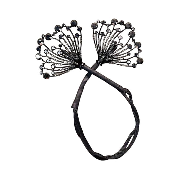 Happydeer Hair Bun Maker Flower Fishtail Rhinestone Feather Hair Curler Deft Bun Twister Long Hair Fast Snap Roll Tool Women Hair Styling Accessories