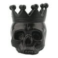 thumbnail image 1 of Happydeer Halloween Crown Skull Candle Holder Votive Tealight Candle Stand Living Room Bathroom Candlestick Decoration Table Centerpiece Ornament (Black), 1 of 13