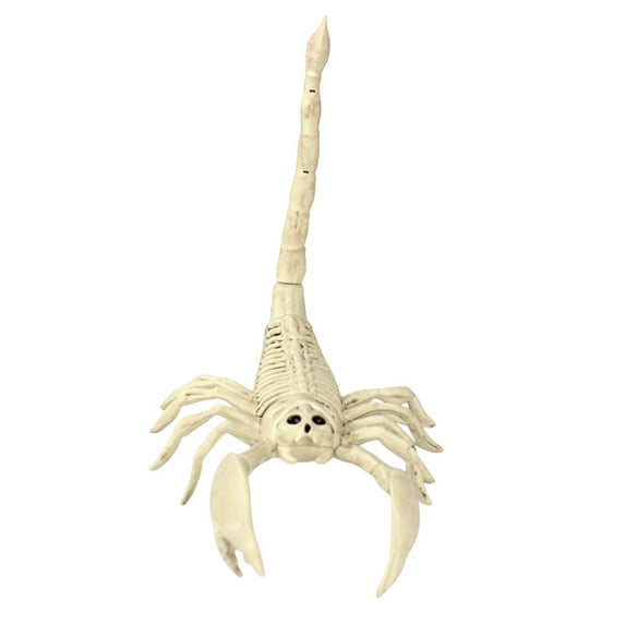 Happydeer Halloween Decoration Mini Skeleton Bone Statues Poseable Rat Dog Spider Cat Owl Skeleton Figurine for Haunted House Party Decor (Type B)