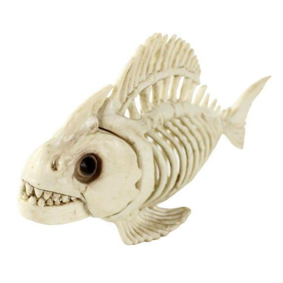 Happydeer Halloween Decoration Mini Skeleton Bone Statues Poseable Rat Dog Spider Cat Owl Skeleton Figurine for Haunted House Party Decor (Type F)