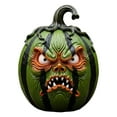 thumbnail image 1 of Happydeer Halloween Pumpkin Figurine Resin Pumpkin Face Sculpture Spooky Pumpkin Halloween Decor for Home Office Desktop Decoration (Type B), 1 of 13