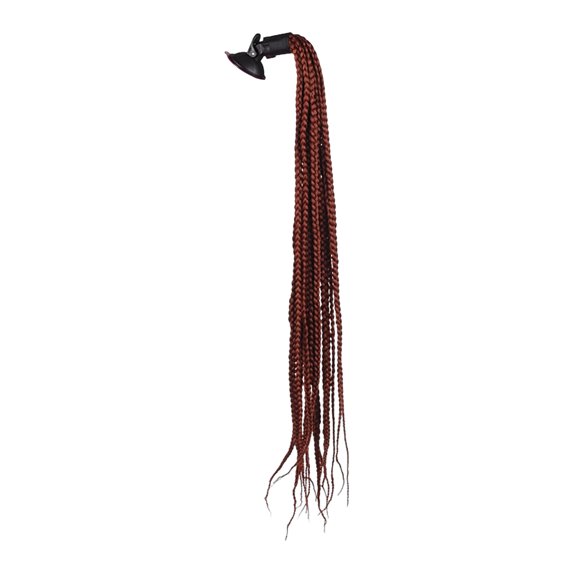 Happydeer Helmet Braid Pigtails Realistic Removable Gradient Women Motorcycle Helmet Dirty Braid Cycling Equipment