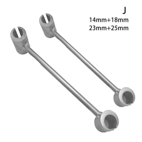 Happydeer Hinge Repair Tool 2Pcs Hinges Gap Adjusting Wrench Rustproof Door Hinge Adjustment Tool, Type J