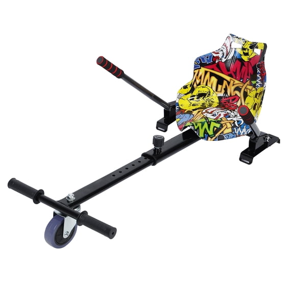 Happydeer Hoverboards Seat Attachment Fit for 6.5”-10” Hover Board, Go Kart Conversion Kit, Accessory for Self Balancing Scooter (Hoverboards not included) - Camouflage