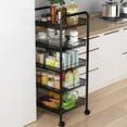 thumbnail image 1 of Happydeer Kitchen Storage Basket for Fruit Vegetable, 5 Tier Rotating Storage Rack Cart, Stackable Metal Mesh Storage Baskets Organizer Bins, Snack Storage Rack for Kitchen, Pantry, Bathroom, 1 of 11