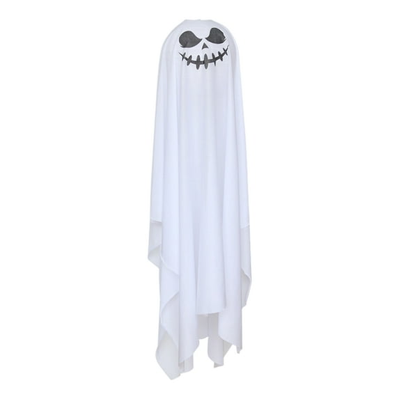 Happydeer LED Halloween Hanging Ghost Decoration Horror Light-up Flying Cloth Ghost for Outdoor Porch Tree Patio Yard Front Door Decor (Type A)