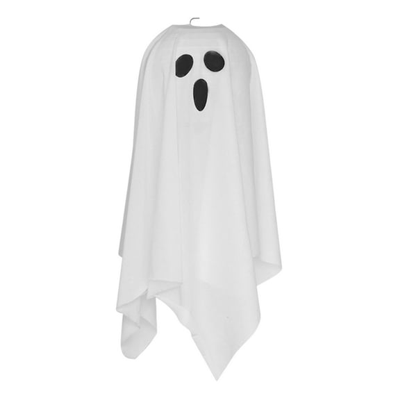 Happydeer LED Halloween Hanging Ghost Decoration Horror Light-up Flying Cloth Ghost for Outdoor Porch Tree Patio Yard Front Door Decor (Type C)