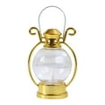 thumbnail image 1 of Happydeer LED Lantern Retro Battery Powered Portable Home Decor High Brightness Flameless Electronic Candle Lamp Christmas Halloween Party Festival Supplies Gift (Golden), 1 of 13