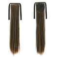 thumbnail image 1 of Happydeer Long Straight Curly Ponytail Hair Extension Wrap Around Ribbon Clip-in Hairpiece, 1 of 13