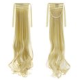 thumbnail image 1 of Happydeer Long Straight Curly Ponytail Hair Extension Wrap Around Ribbon Clip-in Hairpiece, 1 of 13