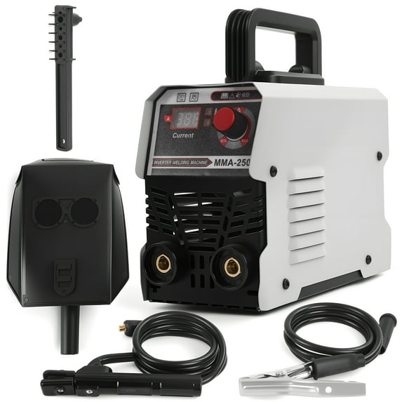 Happydeer MMA-250 Portable Stick Welder, 220V Mini Electric Welding Machine, IGBT Inverter Welding Machine with Hot Start Arc Force Anti-Stick, ARC Welder for 1/16"-1/8" Rods