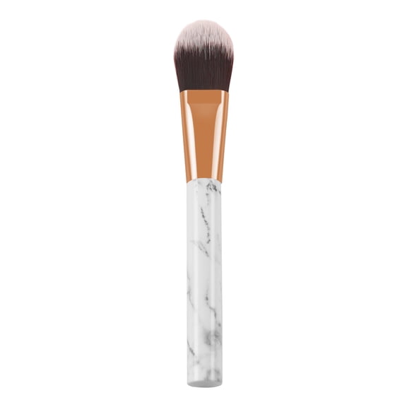 Happydeer Makeup Brush Marbling Portable Long Lifespan Safe Soft Cosmetics Tools Aluminum Tube BB Cream Foundation Brush for Female