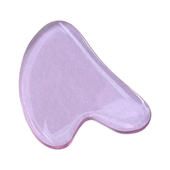 Happydeer Massage Roller Board Heart-Shaped Relieve Face Tension Transparent Skin Care Guasha Stone for Adult