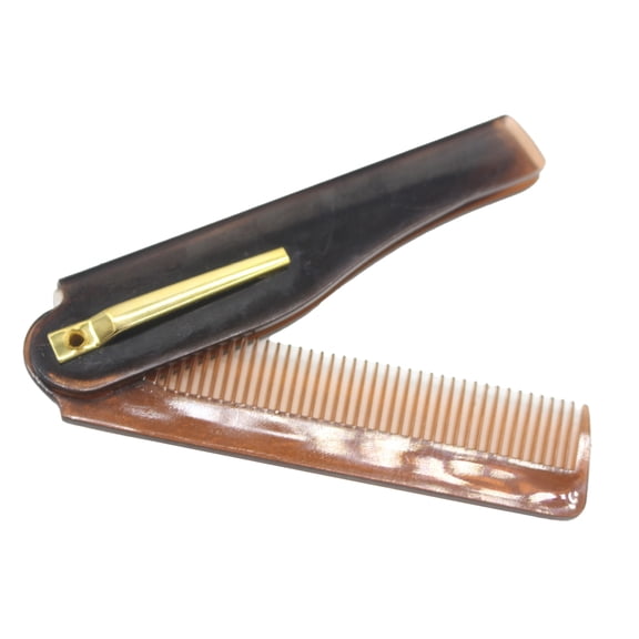 Happydeer Men Women Portable Pocket Folding Comb Moustache Beard Hair Styling Beauty Tool