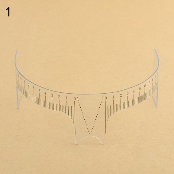 Happydeer Microblading Measure Semi Permanent Stencil Makeup Eyebrow Tattoo Guide Ruler