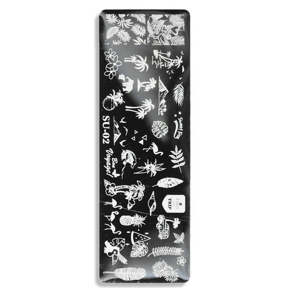 Happydeer Nail Stamping Plates Human Face Design Multiple Pictures Solid Manicure Art Stainless Steel Printing Plate for Girl