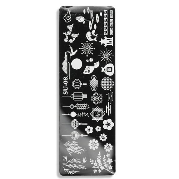 Happydeer Nail Stamping Plates Human Face Design Multiple Pictures Solid Manicure Art Stainless Steel Printing Plate for Girl