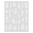 thumbnail image 1 of Happydeer Nail Sticker Elegant Hand-Painted Flower Butterfly Long-Lasting Ins Style Nail Art Decals Women Accessories, 1 of 13