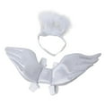 thumbnail image 1 of Happydeer Pet Clothes Adjustable Pet Costume Set with Angel Wings Adorable for Photography Parties And Holidays (S), 1 of 13