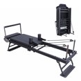 thumbnail image 1 of Happydeer Pilates Machine Yoga Studio Bed Foldable Pilates Reformer Machine Equipment Yoga Training Bed Aluminum Sliding Rail, 1 of 9