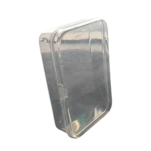 Happydeer Plastic Storage Box Large Capacity Transparent PP Eco-friendly Sturdy Plastic Case for Crafts