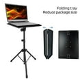 thumbnail image 1 of Happydeer Projector Stand Tripod, Laptop Tripod Stand Adjustable Height from 3 to 5.3 feet, 180-Degree Tilt Up or Down Laptop Floor Stand for Office, Home, Stage, Studio, DJ Racks Holder Mount, 1 of 13