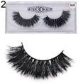 thumbnail image 1 of Happydeer Reusable 3D Faux Mink Curly Thick Self-adhesive False Eyelashes Lashes Extension, 1 of 13