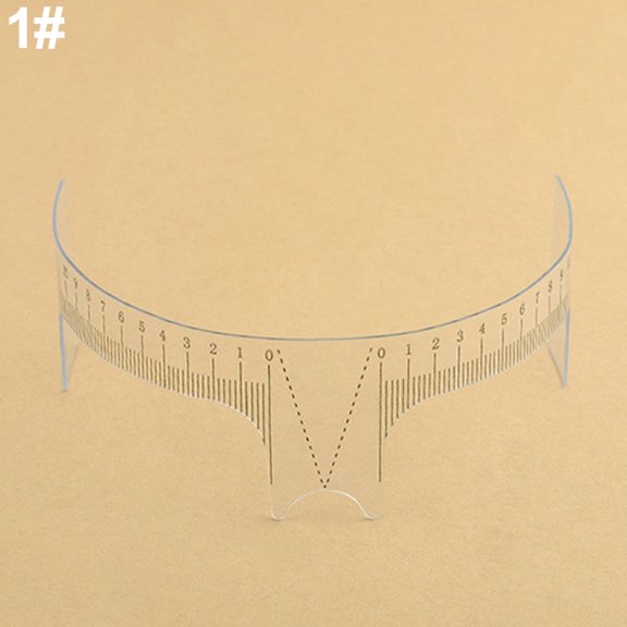 Happydeer Reusable Eyebrow Stencil Makeup Microblading Measure Symmetrical Tattoo Ruler
